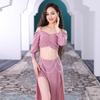 Long Skirt Swing Dance Skirt Set Belly Dance Palace Style Practice Skirt Oriental Dance Practice Skirt Sexy Set Long Skirt