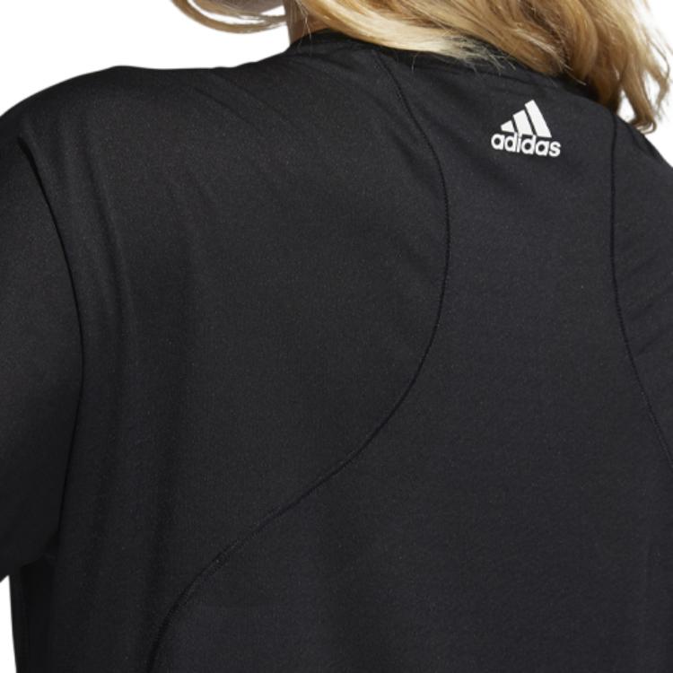 adidas Yoga Sports Short Sleeve Tee Women Tops Black GP6791