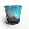 Kubagasaya Ryukyu Glass Ryukyu Glass Rocks Glass Okinawa Souvenir Churaumi Rocks Glass Purple x Blue Cold Tea Glass Cup Cup