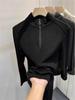 Classic Versatile Double-Sided Soft Brushed Long-Sleeve Base Layer Top - Warm & Stylish for Everyone!