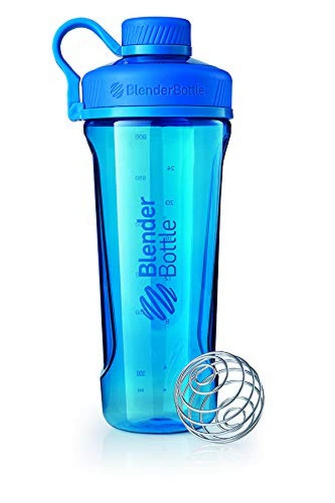 

Бутылка-блендер, шейкер, миксер, бутылка RADIAN Tritan 32 унции, импортный голубой BBRDT32 CYA (940мл) [Обычный продукт]