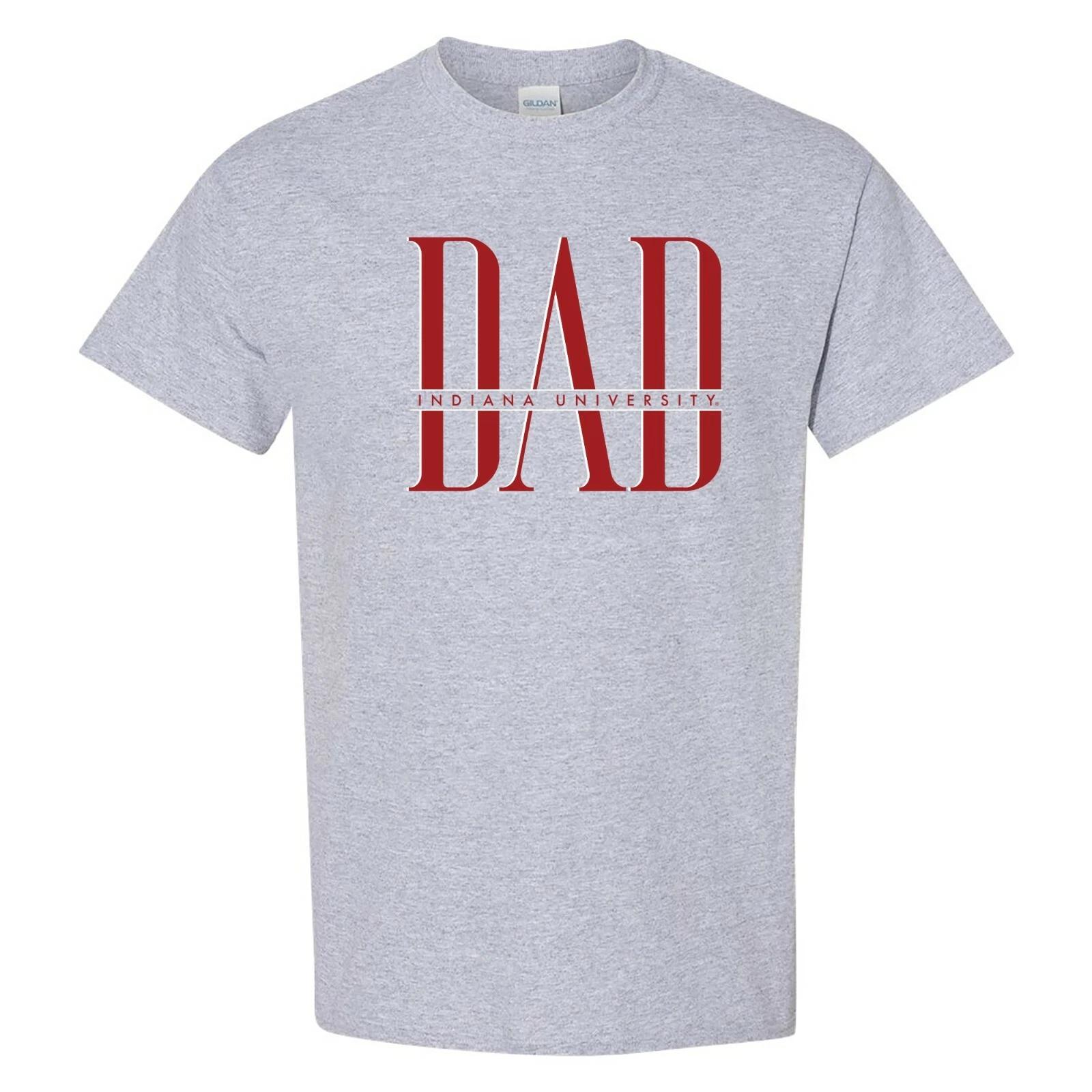 Indiana Hoosiers Classic Dad T-Shirt - Sport Grey M