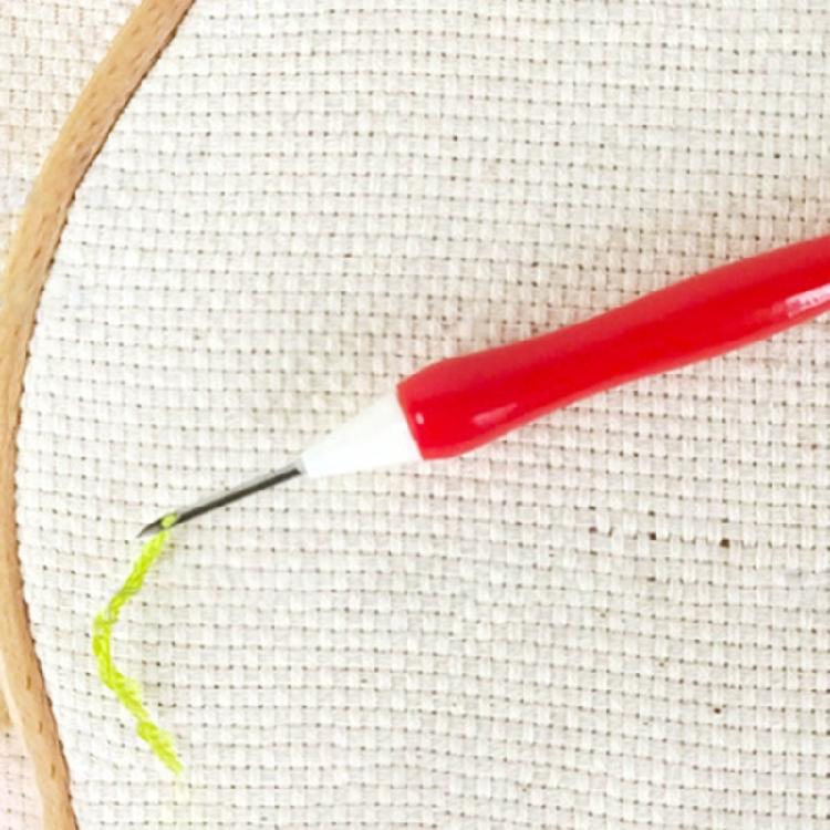 Felting Threader Needle Embroidery Tools Punch Needle Stitching Rug Yarn Needle