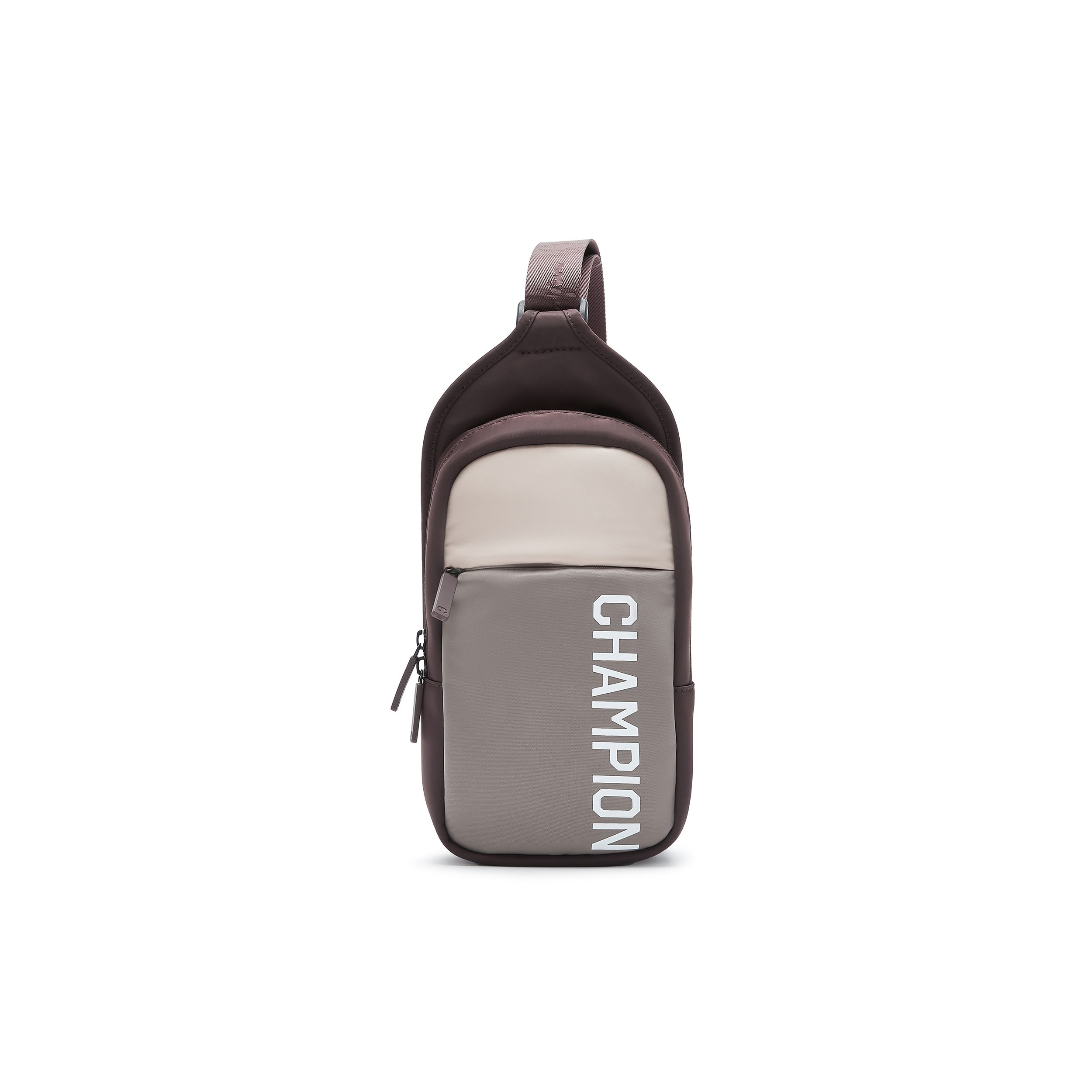 Champion Classic Versatile Logo Letter Casual Retro Texture Fabric Crossbody Chest Bag Unisex bags Black Dark-Brown U4CACPU13 Black