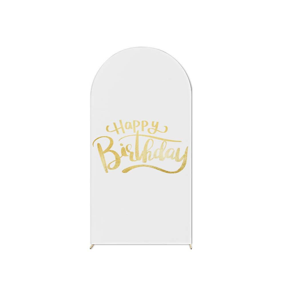 Birthday Party U-Shaped Elastic Arch Cover for Decorative Photography Scenes