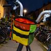 Bike Handlebar Bag Fit for Brompton Waterproofing Nylon Multifunctional Bike Seat Saddle Bag for Cycling