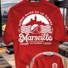 Unisexs 100 Cotton Tshirt With A Skyline Wave And Rolling Ball Pattern Crew Neck And Loose Fit Suitable For Travel