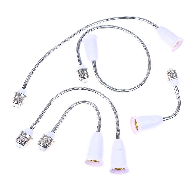 Light Weight Flexible E27 To E27 LED Screw Lamp Base Bulb Socket Extender Extension Light Holder Lamp Base Light Socket Adapter