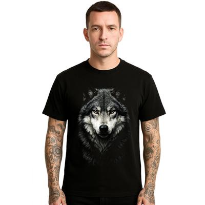 Wolf Spirit T-Shirt Native Wolves Tribal Wild Howling Tshirt Top TeeWill Be Opened In a New Window or Tab