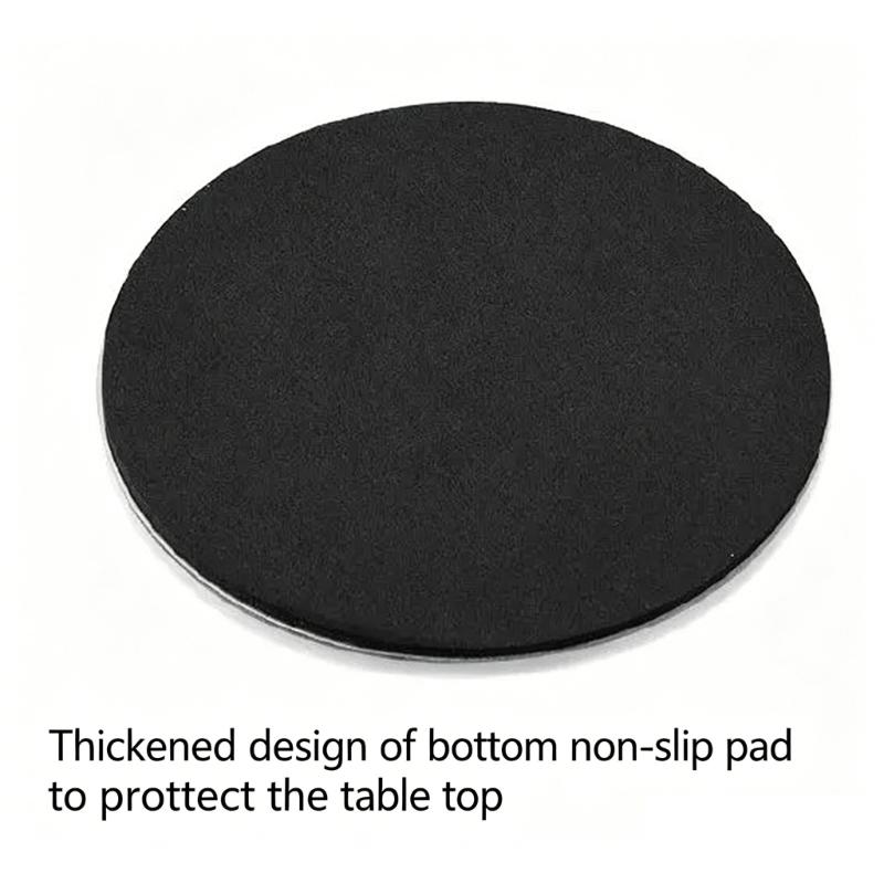 6Pcs Elegant Metal Drink Coaster Set With Holder Heat Resistant For Dining Table And Office Desk With Minimalists Design