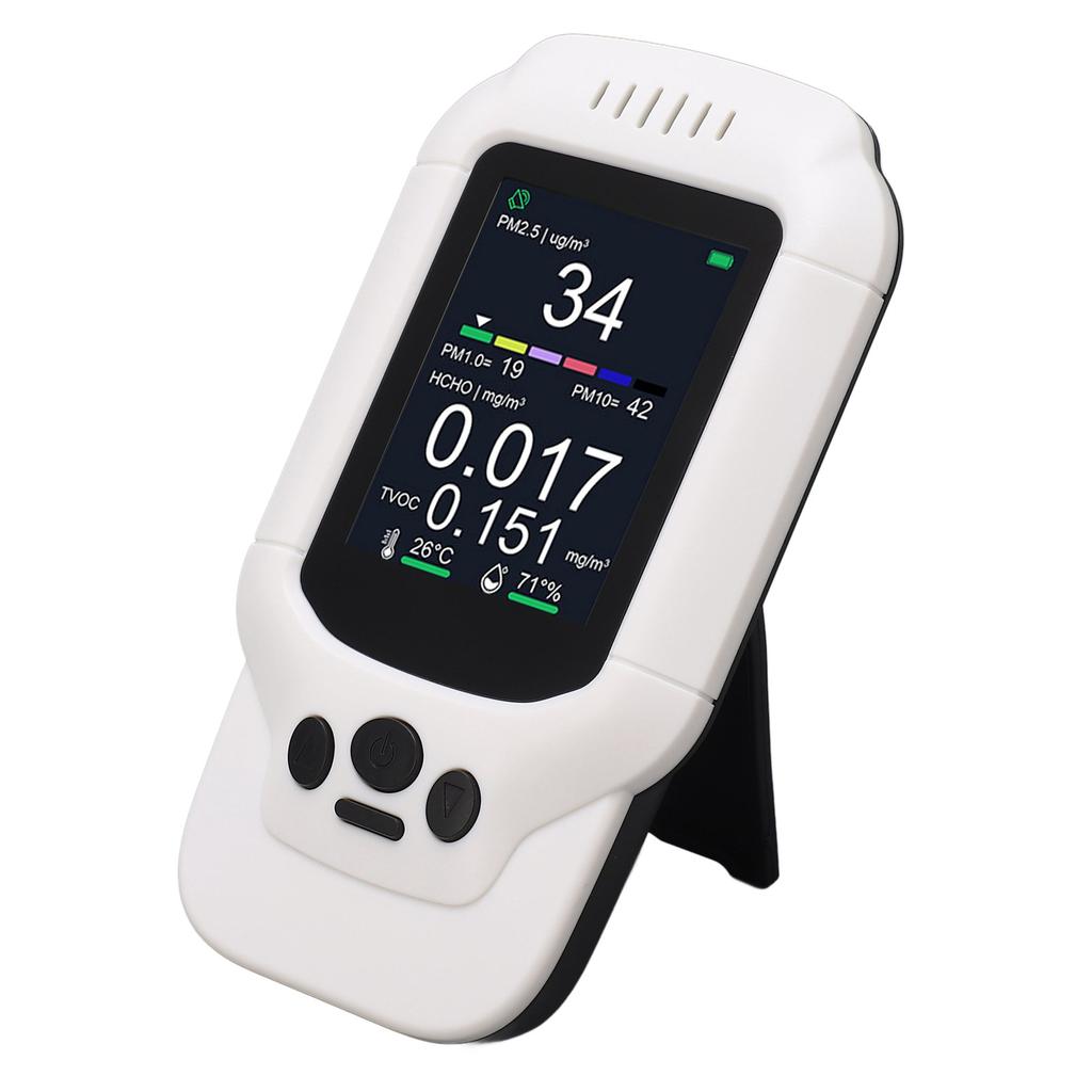7 In 1 Air Quality Tester High Accuracy Multifunctional PM10 2.5 1.0 Temperature Humidity Meter with Sound Alarm