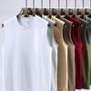 Sommer Herren Ärmellose Baumwolle Sport T-shirts Große Größe Lose männer Weste Cut Schulter T-shirt Atmungsaktiv Absorbieren Schweiß Casual