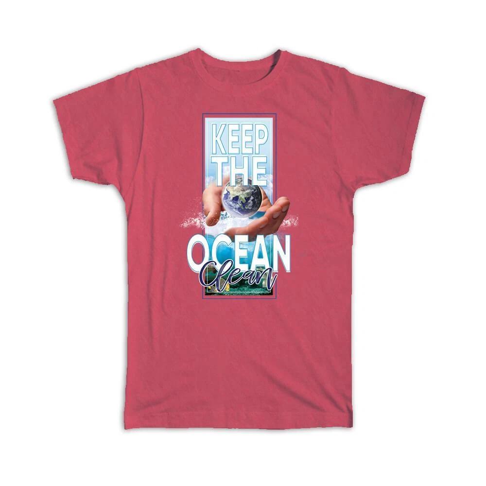 Gift T-Shirt : Ecolife Keep The Ocean Clean Ecological Underwater Life Non M