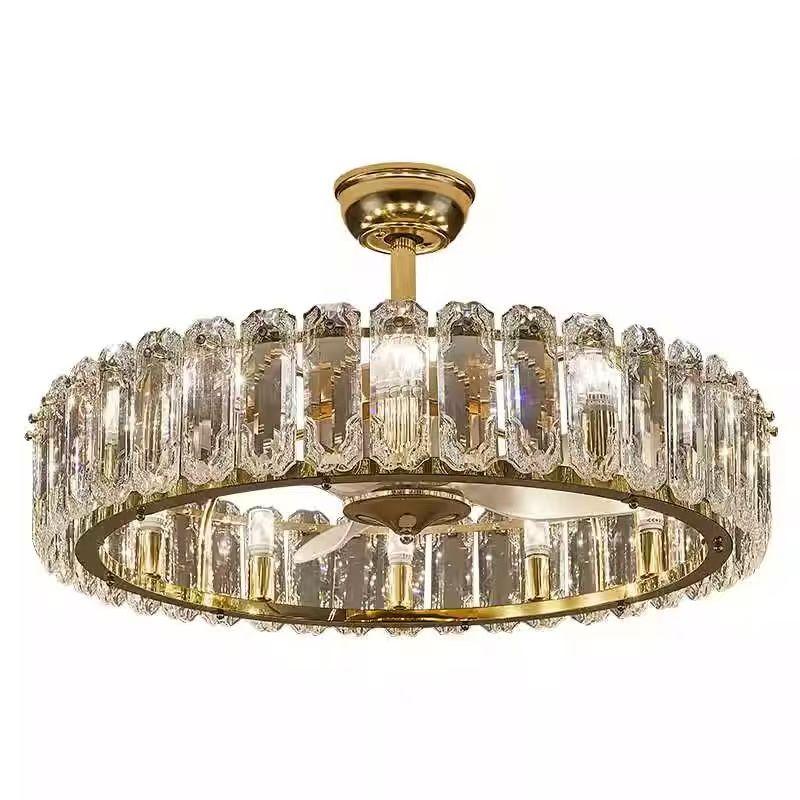 Creative Seashell Living Room Pendant Lamp Personalized Bedroom Chandelier Fan Lamp