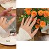 Elegant Adjustable Butterfly Zirconia Ring For Women In Stylish Silver Design