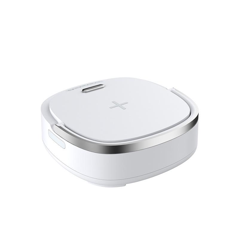 6-in-1 Wireless Fast Charging Station with Digital Clock & Night Light