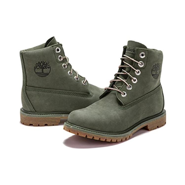 (WMNS) Timberland Nellie 6 Inch Waterproof Boots 'Dark Green Nubuck' Women's A44JU