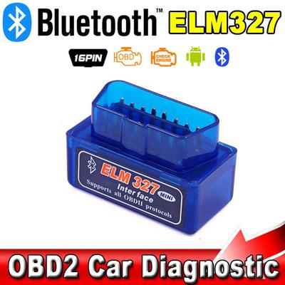 16 PIN Interface V2.1 ELM327 OBD2 Mini Code Reader Scan Tool Bluetooth Car Scanner Diagnostic-Tool OBDII OBD 2 For Android Phone