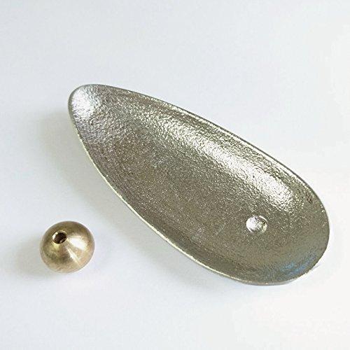 NOUSAKU Räucherset - Bambus - Dose, Silber, 503030, 10.5x4.6x1cm