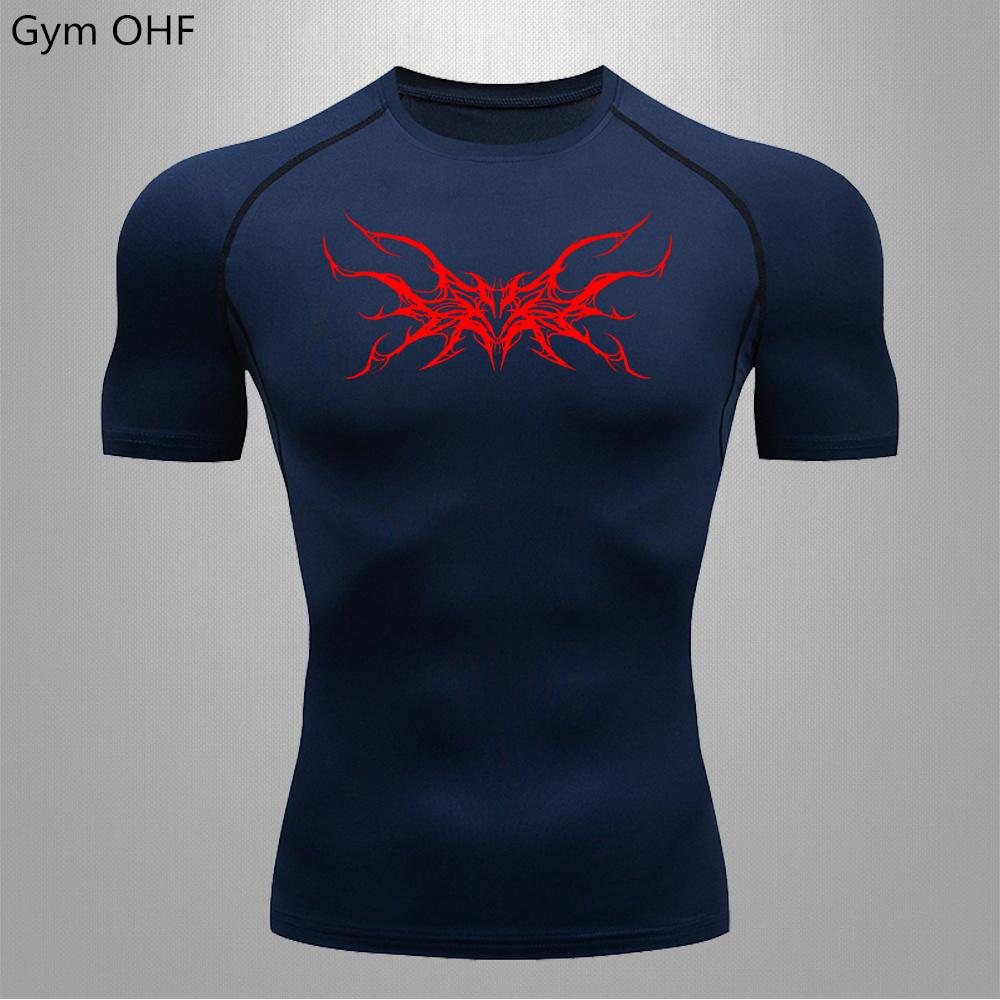 Man Compression T Shirt Gym Fitness Training Running Quick Drying Sports Shirt Summer Shaping Slimming Comfortable Men T Shirts