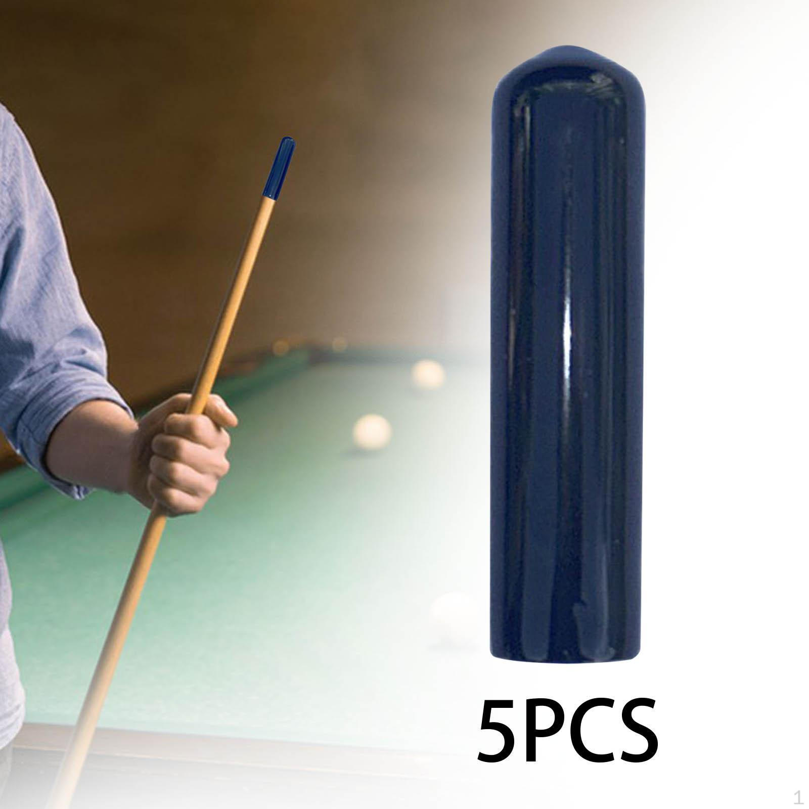 

5 Pack of Billiard Cue Tip Protectors for Snooker 13mm