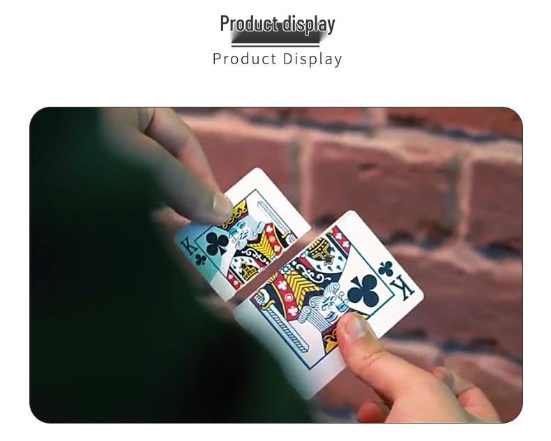 Northern Magic Illusion Playing Cards - Close-Up Visual Magic Props for Douyin Videos