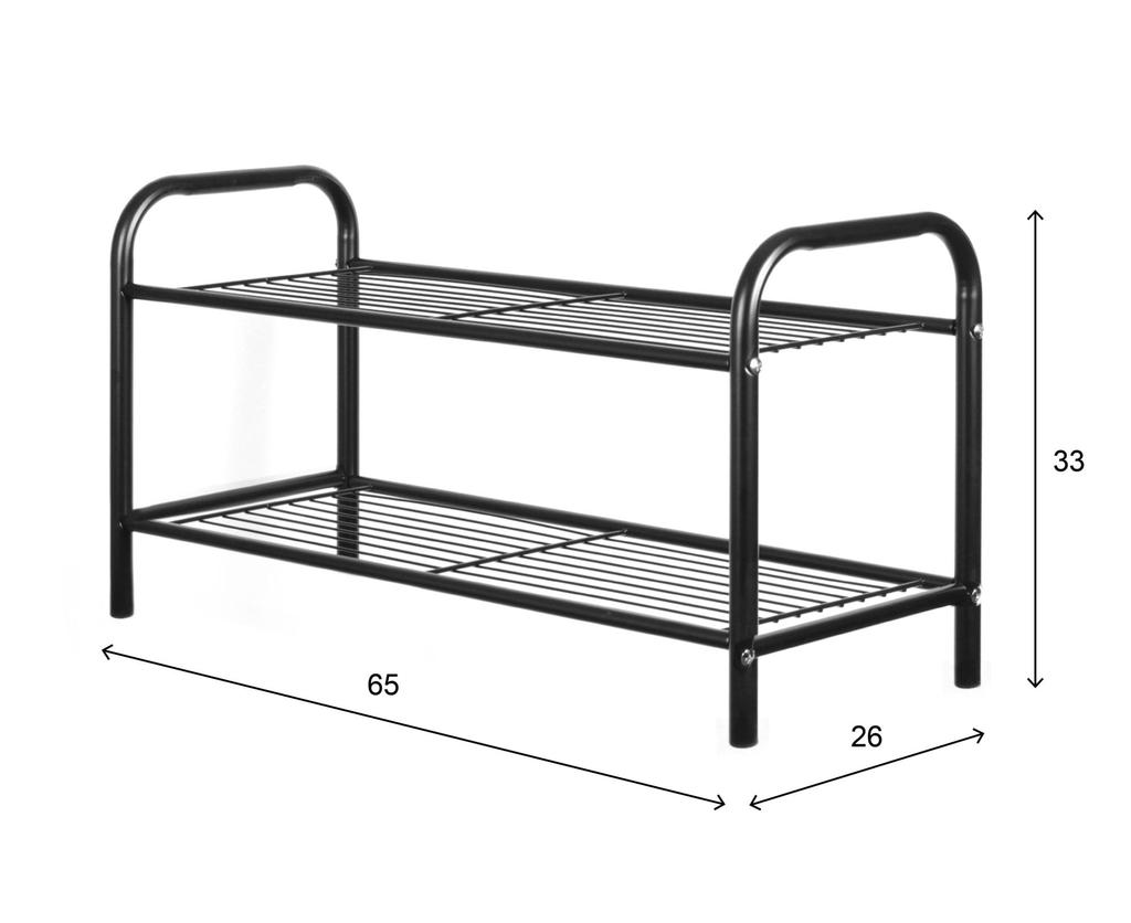Półka Regał Stojak Na Buty 65x33x26cm BRUNBESTE BB-2595