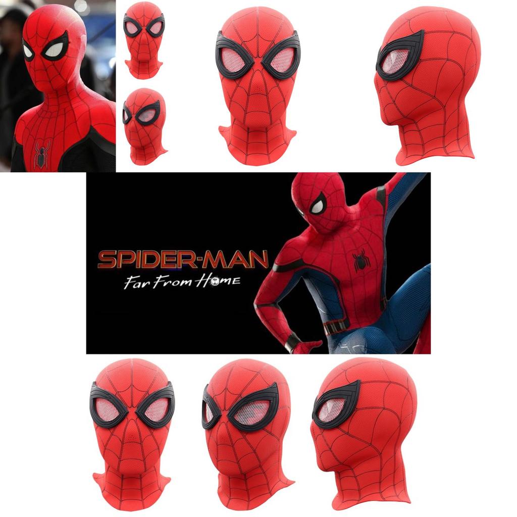 Authentic Spider Man Far From Home Pvc Lenses Mask Full Head Helmet For Cosplay Lovers