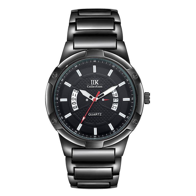 

IIK Модные часы с календарем с большим циферблатом, мужские водонепроницаемые часы, мужские часы