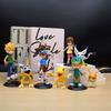 Anime digimon adventure figure yagami taichi ishida yamato yagami hikari takaru action model decorations pvc toys gifts