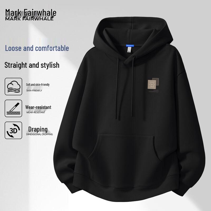 Mark Fairwhale Men s Loose Fit Hooded Sweatshirt 3XL