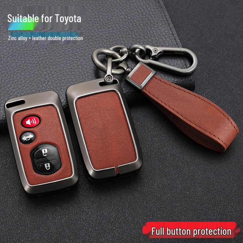 Compatible Key Case for Toyota Models: Corolla, Levin, Camry, Highlander, RAV4, Crown, CHR, Reiz