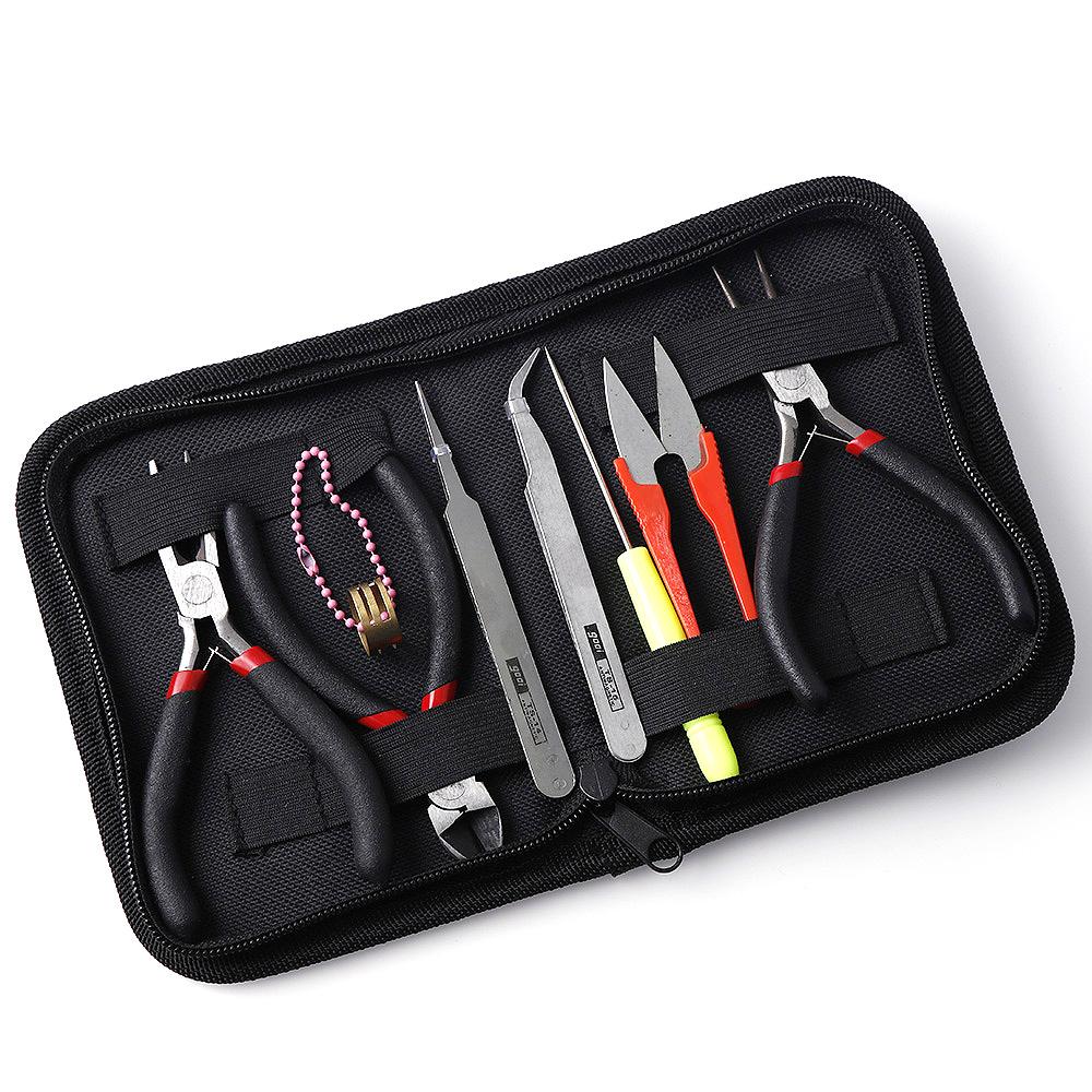 8/9/10PCS/Set Jewelry Making Tools with Plies and Scissor Beading Tool Kit Cutting Pliers for DIY Tools Package Beaders Tweezers