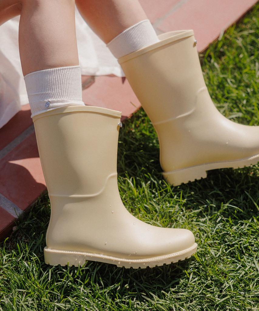 Nuus Ellie Middle Rain Boots[N5215]_Butter