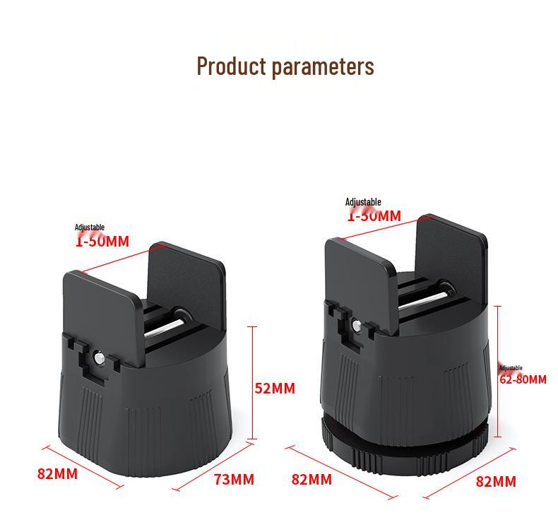 Adjustable Furniture Leg Pads: Clip-on Heightening Blocks for Tables, Chairs, Beds, and Cabinets