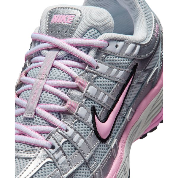 Nike P-6000 Pure Platinum Metallic Silver Black Pink Women Sneakers BV1021-020