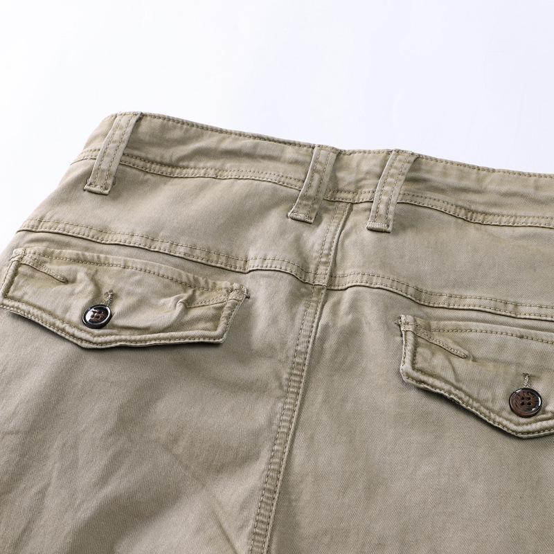 Overalls Men 'S Casual Pants Winter Cotton Trousers Multi -Pocket Men 'S Pants 