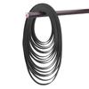 5PCS 5mm Flat Belts Folded Rubber Belt 47-150mm for Recorders CDROM Video Machines  DVDs Drive