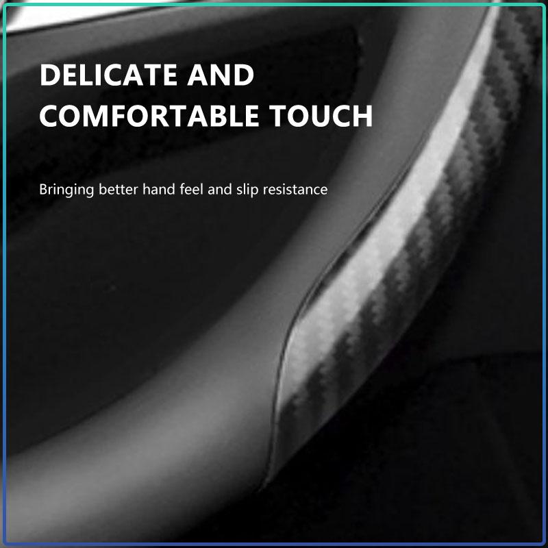 Leather Carbon Fiber Car Steering Wheel Cover Accessories For Nissan Nismo 350Z 370Z GTR Almera Tiida Juke Teana Qashqai Tiida Sylphy X Trail T30 T32