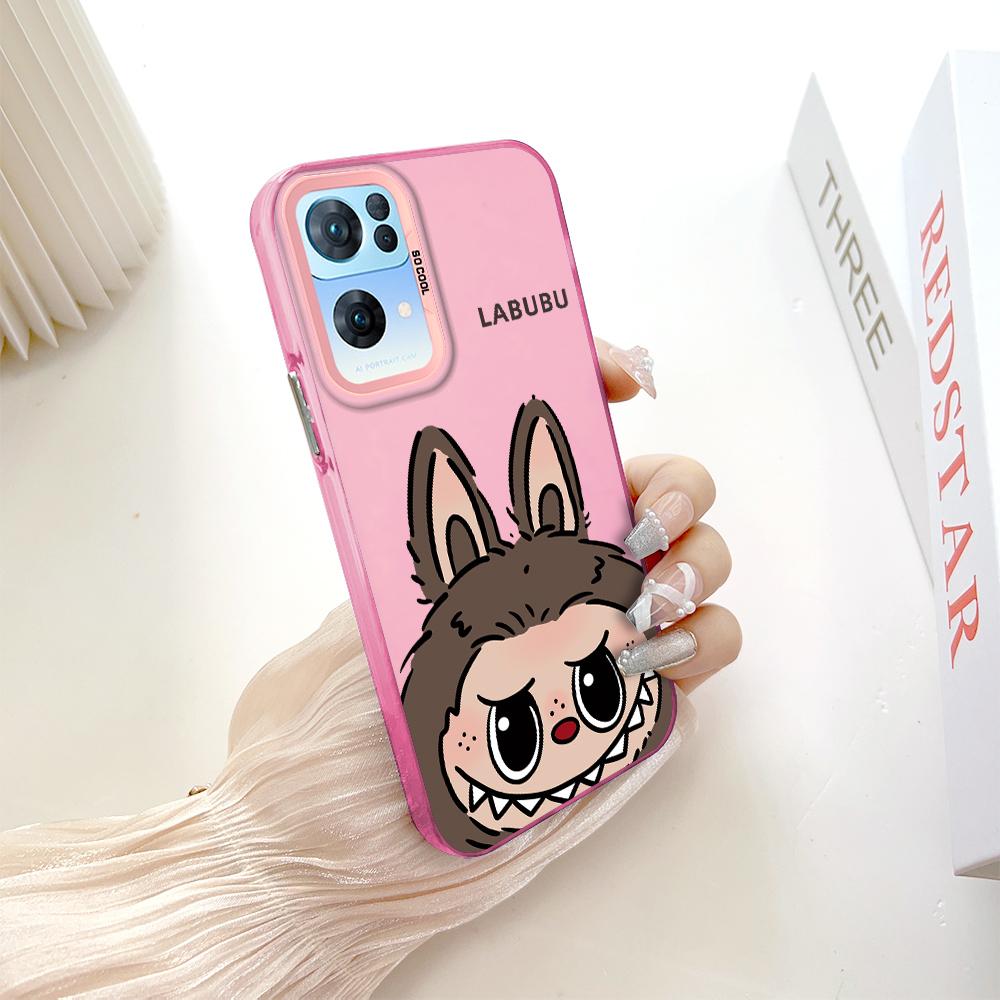 Painted Pattern Colorful Sliver Double Sided Hard Shell Shockproof Anti-fall Phone Casing for OnePlus OPPO Reno Realme