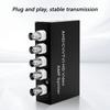 Metal Housing AHD CVI TVI BNC Video Distributor Unit Supports Various Camera Associations With 1 Input And 4 Outputs