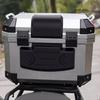 Motorcycle Top Box Backrest Cushion 45L Aluminum Trunk Ergonomic Design Long Ride Comfort Solution