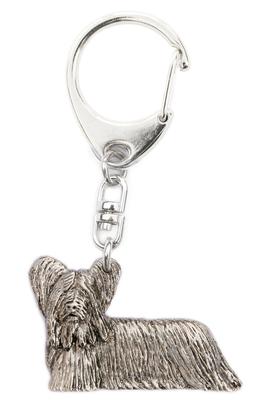 Skye Terrier Made In England Art Dog Keychain Collection