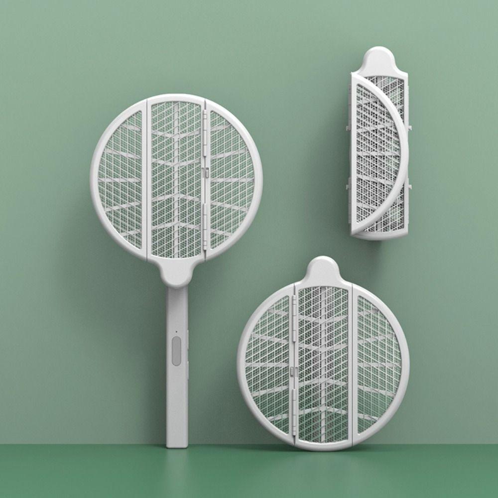 Foldable Design Electric Mosquito Swatter Electric Swatter 2 IN 1 Mosquito Lamp  Travel Use