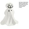 Halloween Ghost Taper Candle Holder Spooky Resin Ghost Pumpkin Tapered Candlestick Holder for Halloween Wedding Party Office Home Table Decor