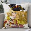 Anime The Rose of Versailles Lady Oscar Cushion Cover Cushion Covers Natural Linen Breathable Sofa Bedroom Decor Pillowcase