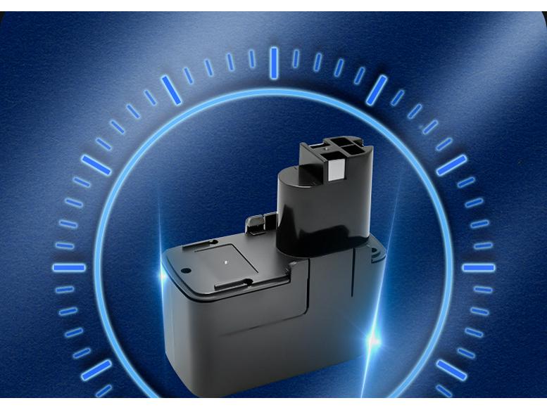Compatible Nickel Battery for Bosch Cordless Drill/Driver PSR7.2VES, 9.6V, 12V BAT001.