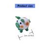 Colorful Glass Pig Figurine Handcrafted Miniature Animal Collectible Ornament for Artistic Display in Homes and Offices
