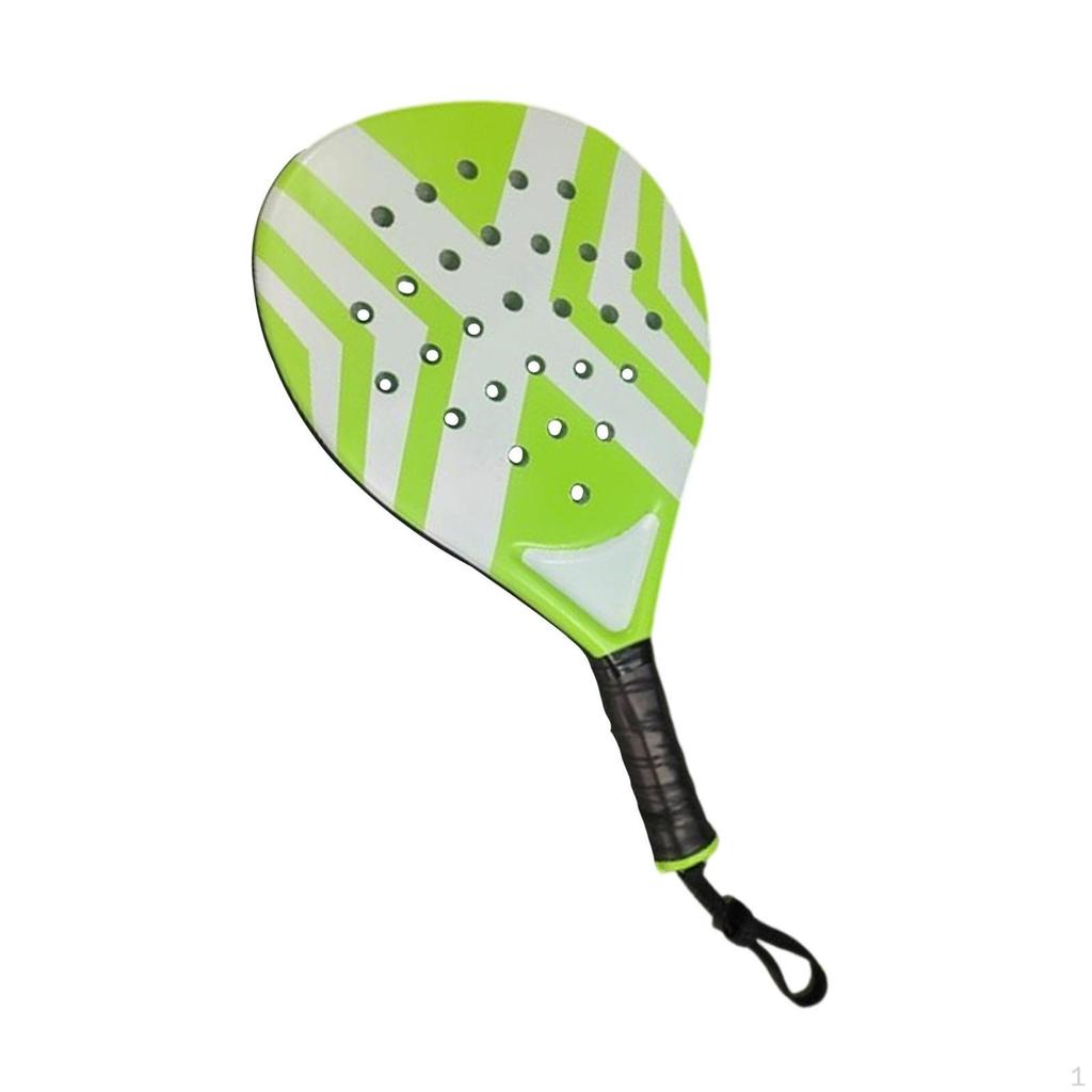 Padel Racket Beach Tennis Paddles with Storage Bag Sturdy Training Professional Lightweight
