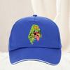 Ghostbuster Slimer Pizza Denim Hat Outdoor Adventures Hats Women Baseball Cap For Unisex Adjustable Hats
